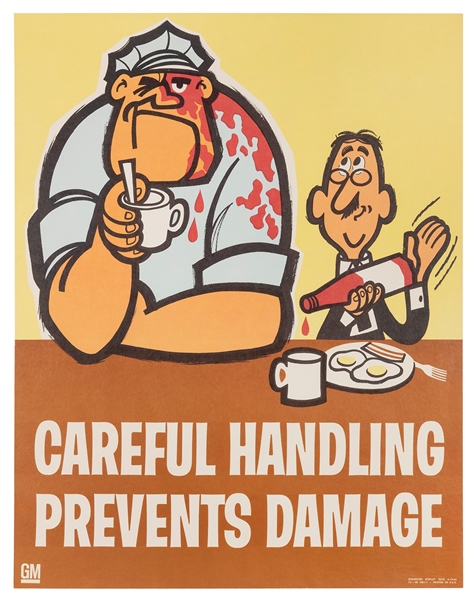  General Motors / Careful Handling Prevents Damage. 1965. Wo...