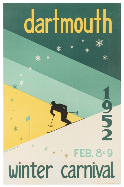  DOHANOS, Pete. Dartmouth Winter Carnival. 1952. Boston: Win...