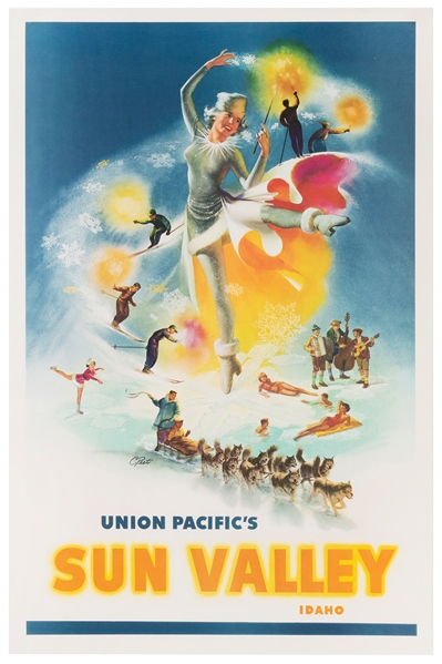  PEET, Cornelius. Union Pacific / Sun Valley. Circa 1950s. C...