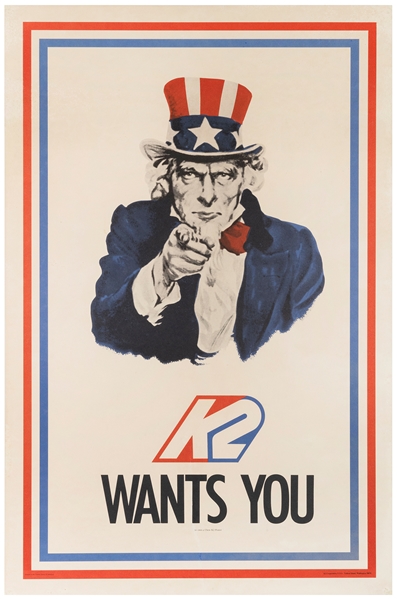  K2 Wants You. Vashon Island, WA: K2 Corp, ca. 1970s. Poster...