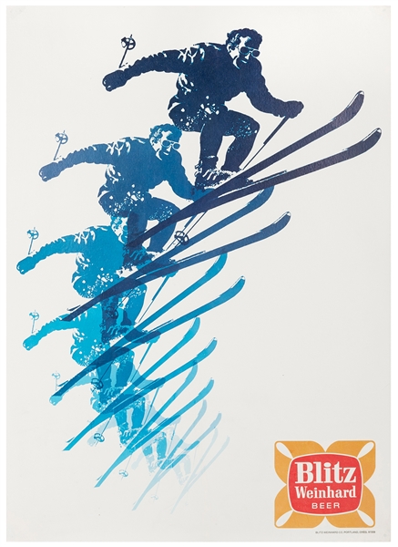  Blitz Weinhard Beer / [Skier]. Portland, Ore.: Blitz-Weinha...