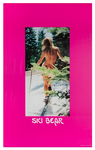  Ski Bear. 1969. Aspen: Ski Bear Inc. 34 x 21”. Photographic...