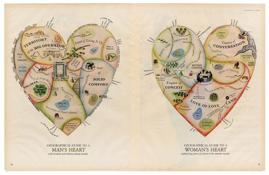  LOWREY, Jo. Geographical Guide to a Man’s Heart / Geographi...