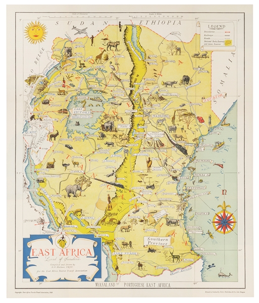  MATHEWS, Dennis Owen (1901-?). East Africa / Land of Sunshi...