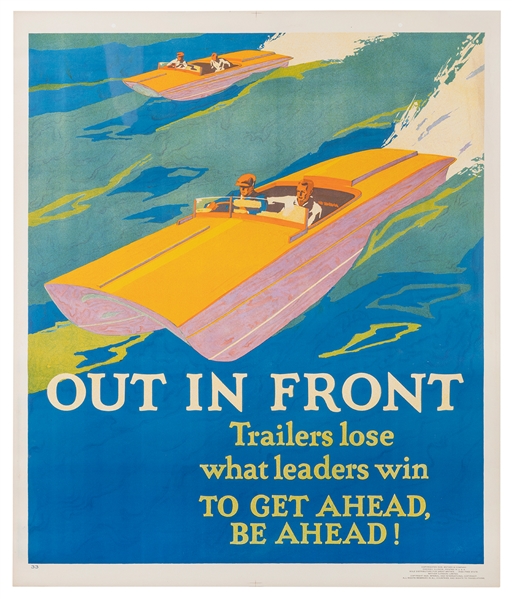  Out in Front / To Get Ahead, Be Ahead! 1929. Chicago: Mathe...