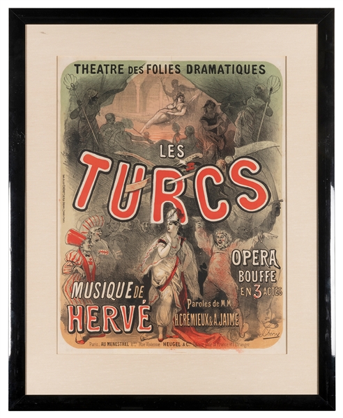  CHERET, Jules (1836-1932). Les Turcs. 1869. Paris: J. Chere...