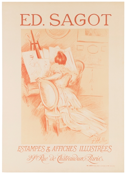  HELLUE, Paul Cesar (1859-1927). Ed. Sagot / Estampes & Affi...