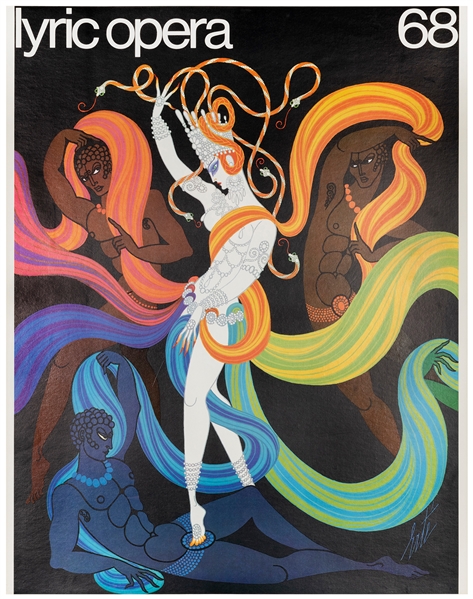  ERTE (Romain De Tirtoff, 1892-1990). Lyric Opera 68. Poster...