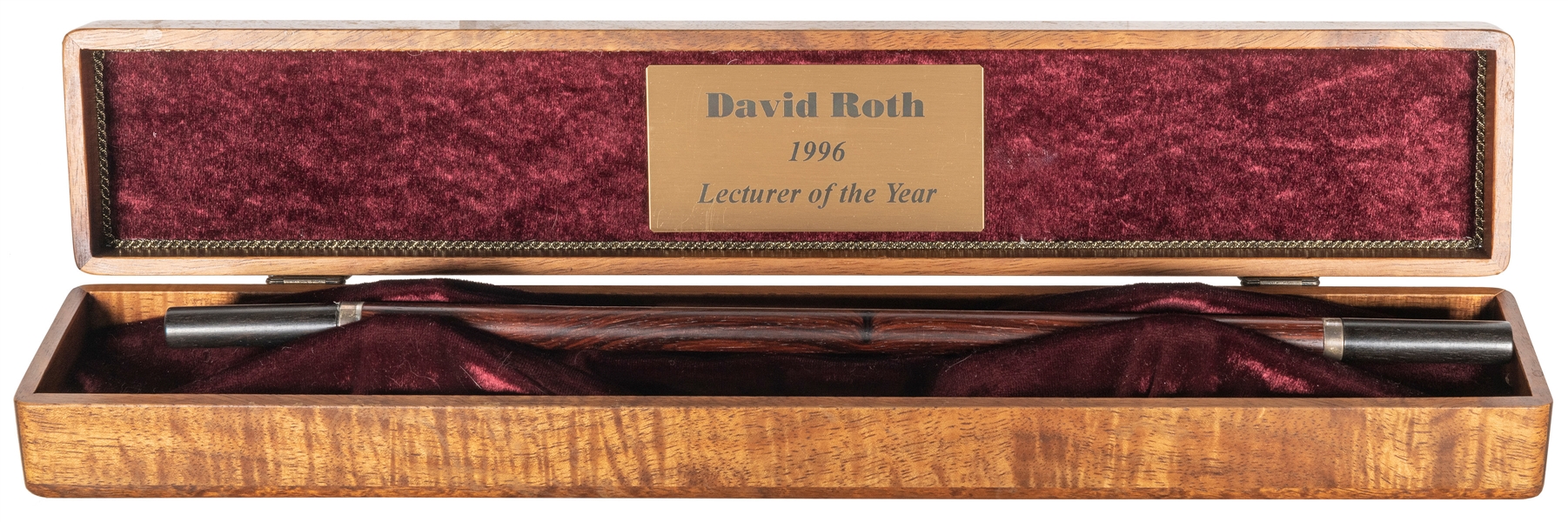  ROTH, David. David Roth’s 1996 Lecturer of the Year Award. ...