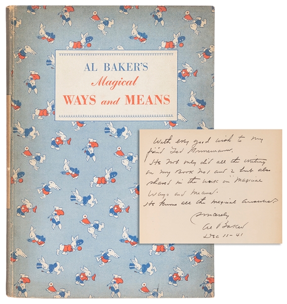  BAKER, Al. Magical Ways and Means. Minneapolis: Carl Waring...