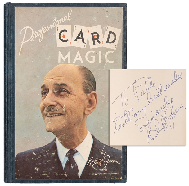  GREEN, Cliff. Professional Card Magic. New York: Louis Tann...