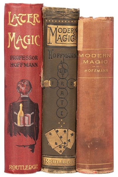  [HOFFMANN, Professor] Three Hoffman Magic Books. Including ...