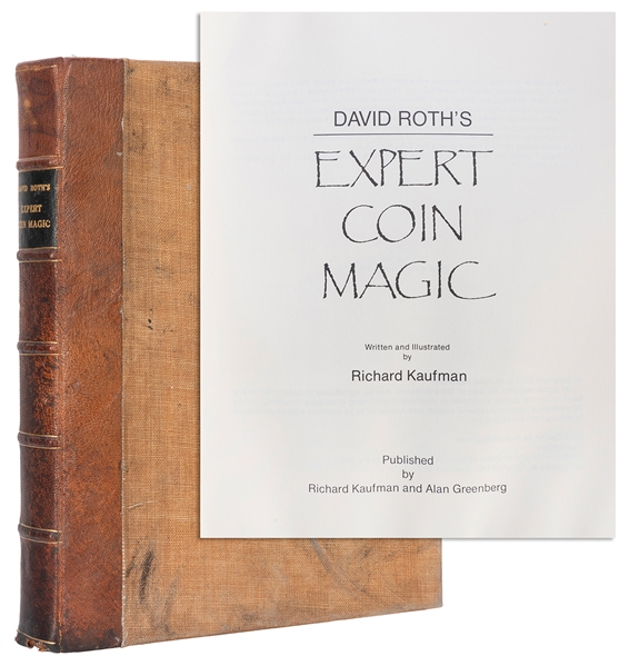  ROTH, David. Expert Coin Magic. [New York]: Kaufman & Green...