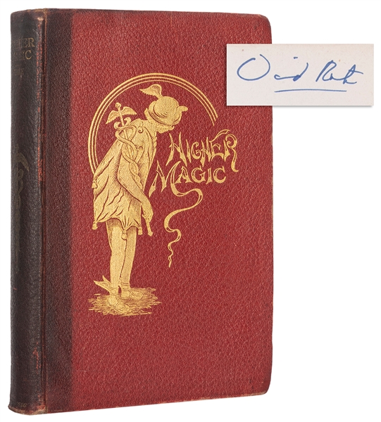  TEALE, Oscar. Higher Magic. New York: Adams, 1920. Pebbled ...