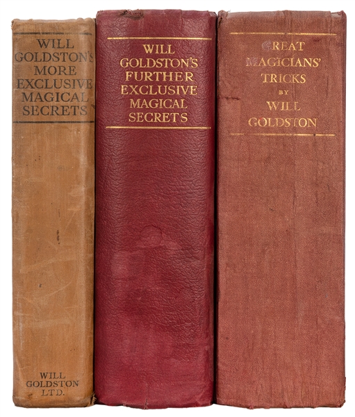  GOLDSTON, Will. Trio of Will Goldston Books. A collection o...