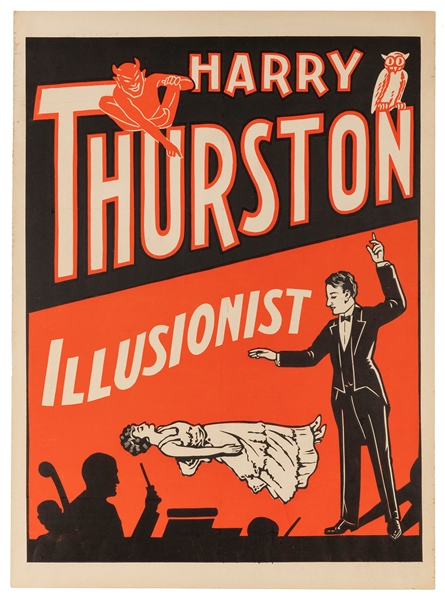  THURSTON, Harry. Harry Thurston. Illusionist. Circa 1930s/4...