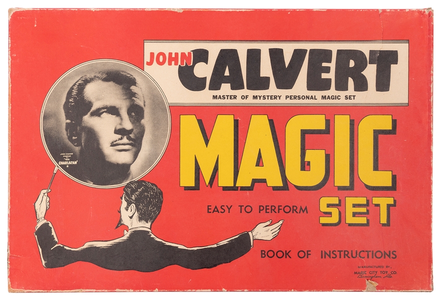  John Calvert Magic Set. Birmingham: Magic City Toy Co., ca....