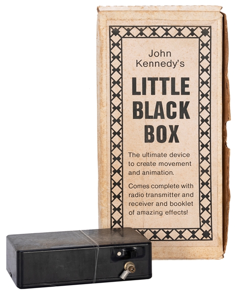  Little Black Box. John Kennedy Magic, 1990s. A secret devic...