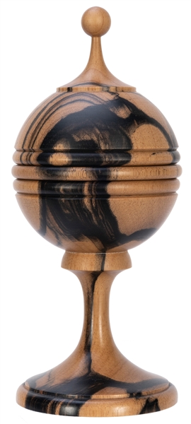  Ball Vase. Pennsylvania: Majic Brand Woodturning (Angelo Ia...