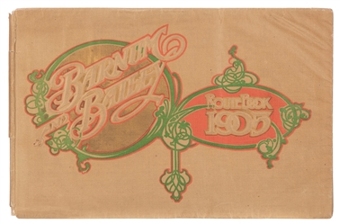  ANDRESS, Charles. Route Book of Barnum & Bailey. 1905. Embo...