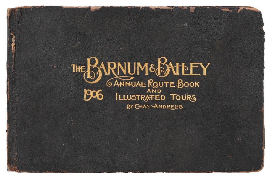  ANDRESS, Charles. The Barnum & Bailey Annual Route Book. 19...
