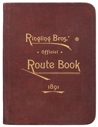  Official Route Book of Ringling Brothers’ World Greatest Ra...