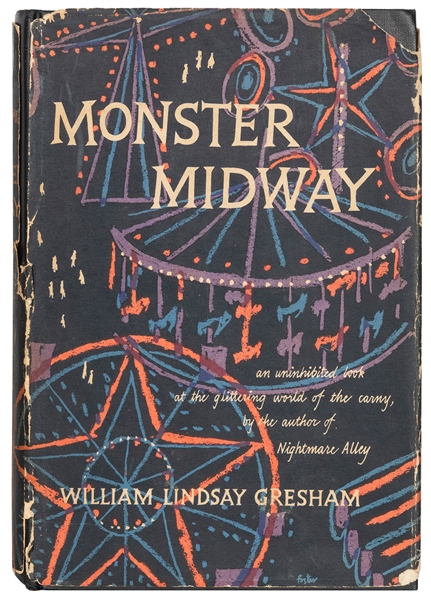  GRESHAM, William Lindsay. Monster Midway. New York: Rinehar...