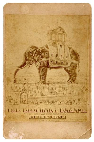  [CONEY ISLAND]. The Elephant Bazaar. The Colossus of Archit...