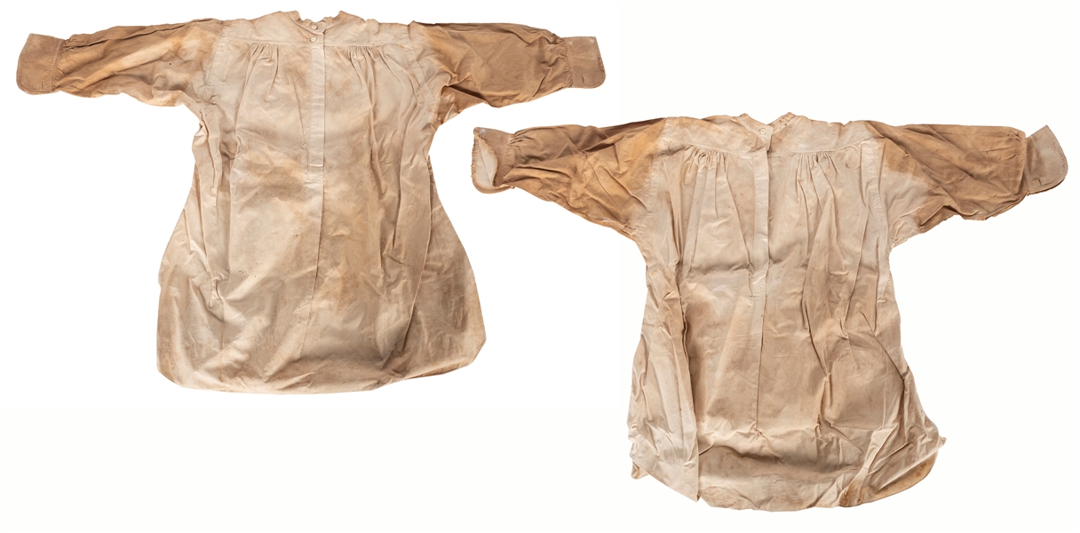  Tom Thumb’s Dress Shirts. Mid-nineteenth century. Two finel...