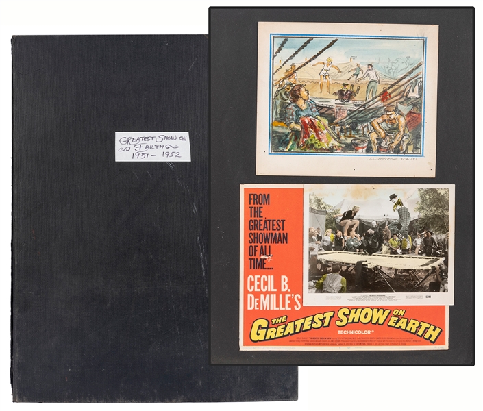  The Greatest Show on Earth circus film scrapbook. Paramount...