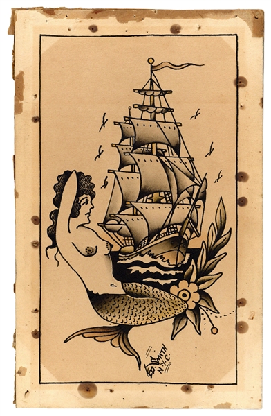  [TATTOO]. Ed Smith New York original tattoo flash art. New ...