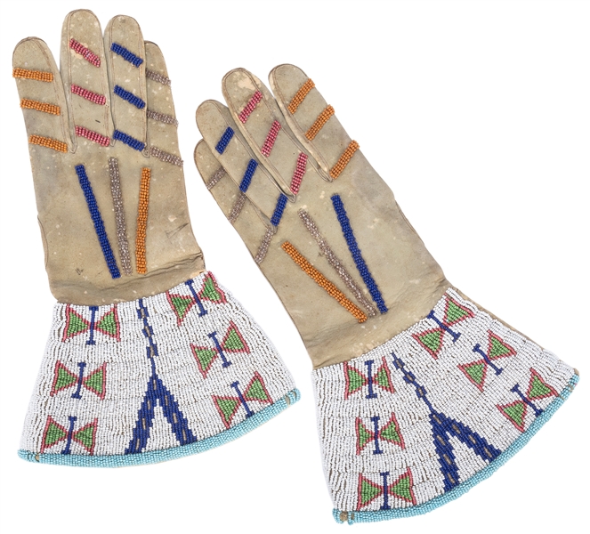  [CODY, William F. (BUFFALO BILL)]. Buffalo Bill Gloves. Pai...