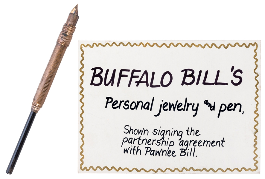  [CODY, William F. (BUFFALO BILL)]. Buffalo Bill jewelry and...