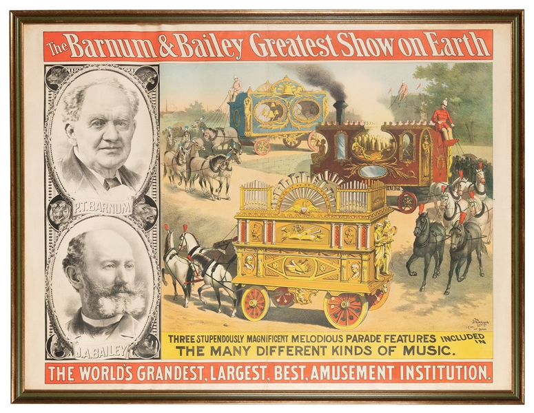  Barnum & Bailey Greatest Show on Earth / Three Stupendously...