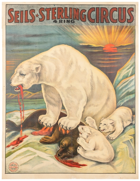  Seils-Sterling 4-Ring Circus / [Polar Bears]. Milwaukee: Ri...