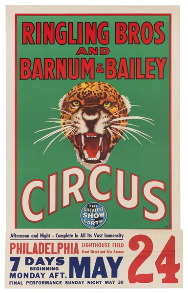  Ringling Bros. and Barnum & Bailey Circus / [Cheetah]. Circ...