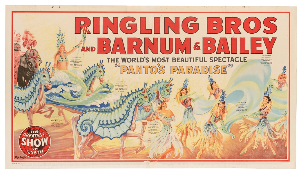  BAILEY, Bill. Ringling Bros. and Barnum & Bailey / Panto’s ...