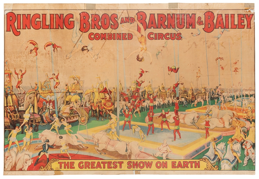  Ringling Bros. and Barnum & Bailey Combined Circus. USA, ca...