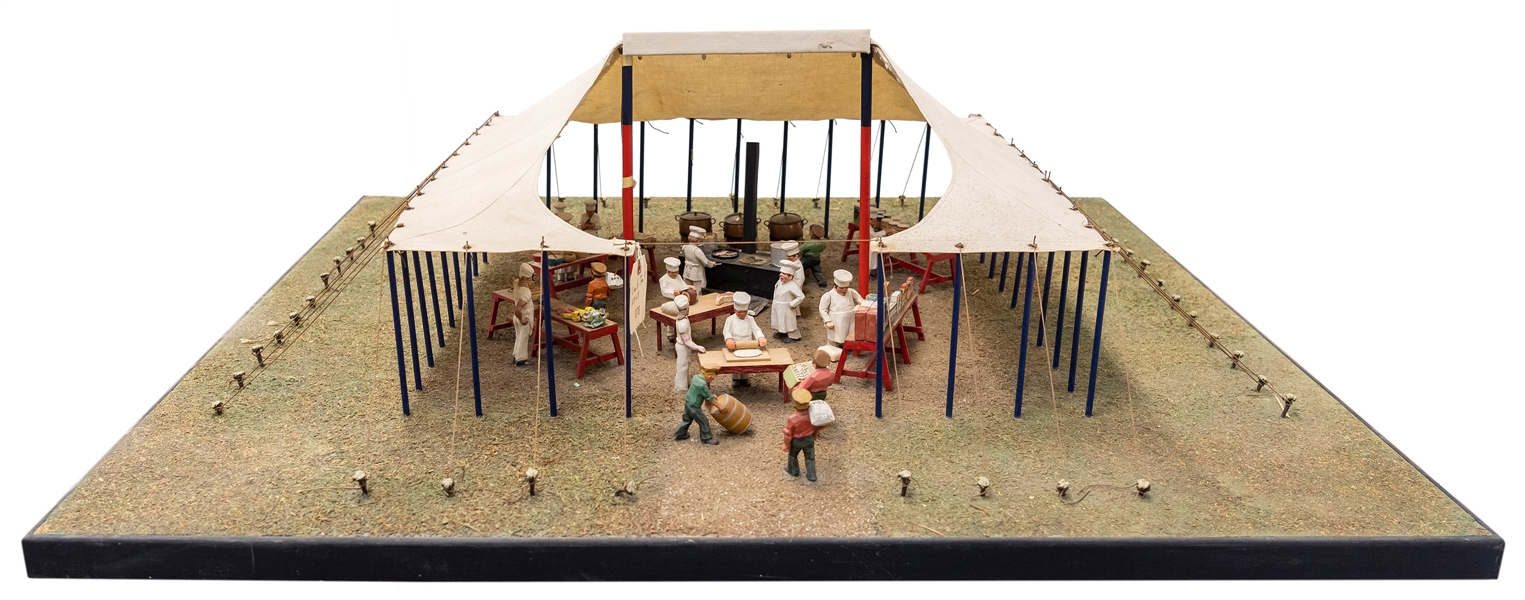  Circus Cook Tent Diorama. Miniature recreation of a circus ...