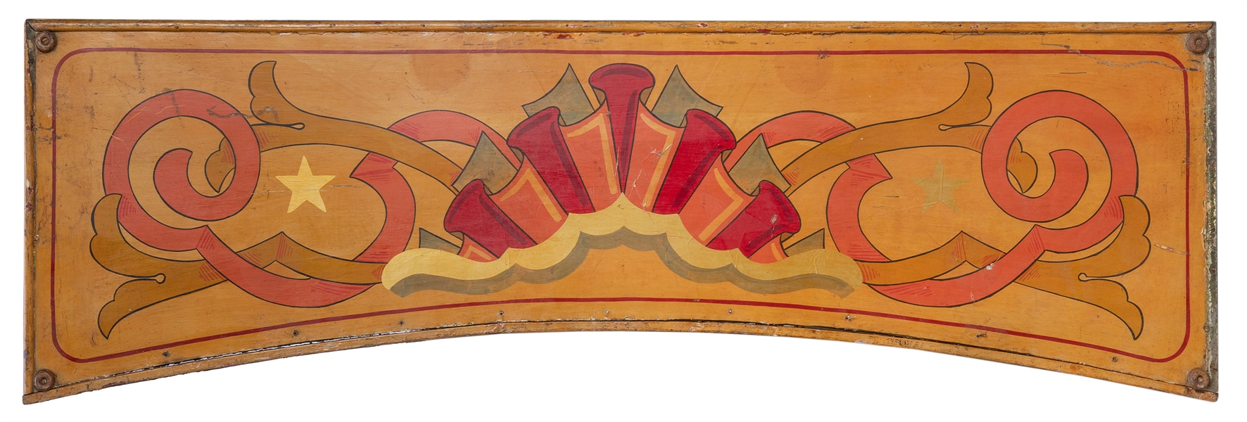  Painted Fairground Ride Panel / Trim Piece. Double-sided pa...