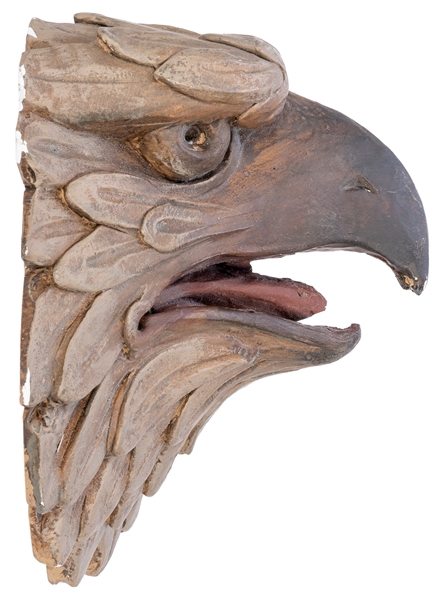  JACOBSEN, Zani (1928-1993). Bust of a Bald Eagle. Plaster r...