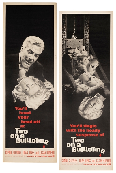  Two on a Guillotine. Two door panel posters. Warner Bros., ...