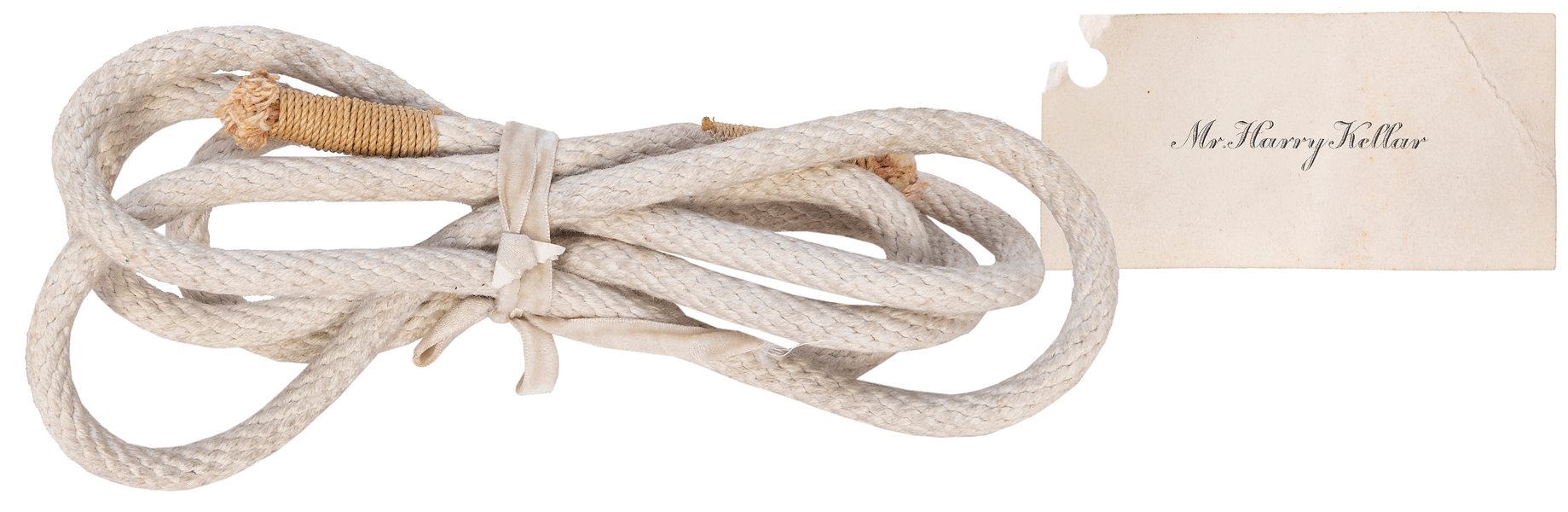  KELLAR, HARRY (HENRICH KELLER). HARRY KELLAR ROPE TIE ROPE....