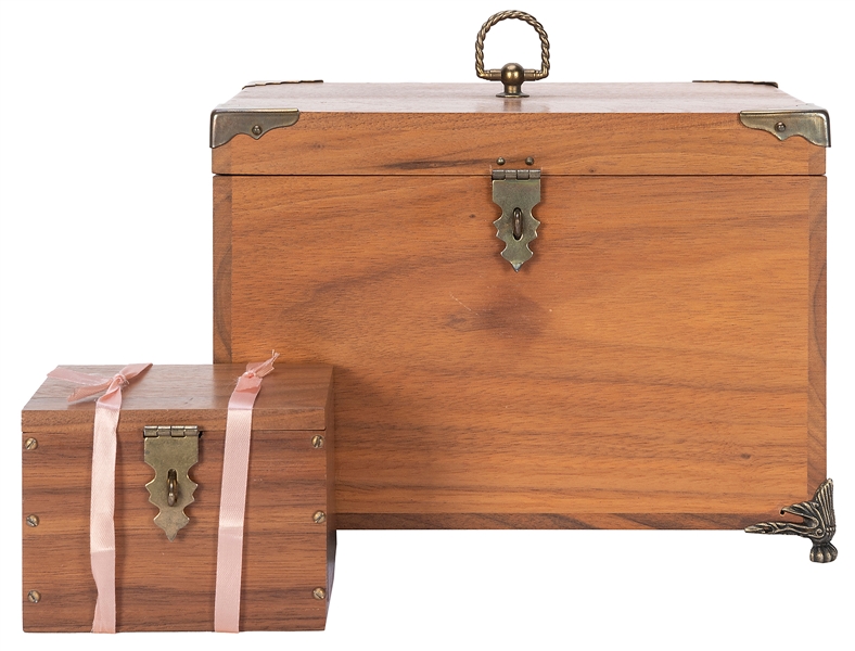  DOUBLE BOX PREDICTION CHEST. Indiana: Harry Roydon, 1960s. ...