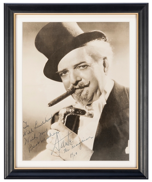  DANTE (HARRY AUGUST JANSEN). INSCRIBED AND SIGNED PORTRAIT ...