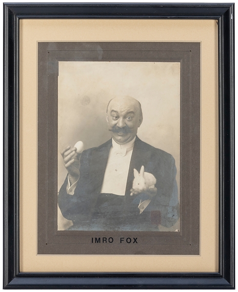  FOX, IMRO (ISIDORE FUCHS). PORTRAIT OF COMEDY MAGICIAN IMRO...