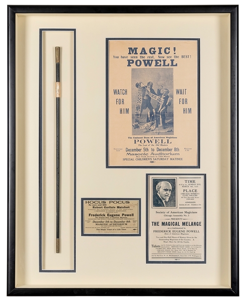  POWELL, FREDERICK EUGENE. F.E. POWELL’S MAGIC WAND. Circa 1...