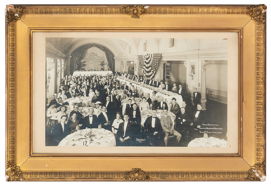  [S.A.M.] SOCIETY OF AMERICAN MAGICIANS PANORAMIC PHOTOGRAPH...