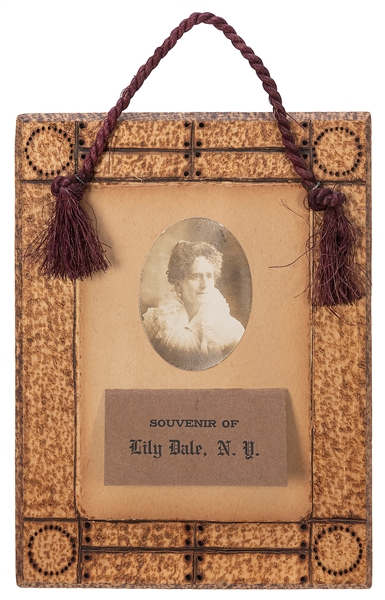  [SPIRITUALISM] SOUVENIR OF MRS. LILLE, SPIRIT MEDIUM. Circa...