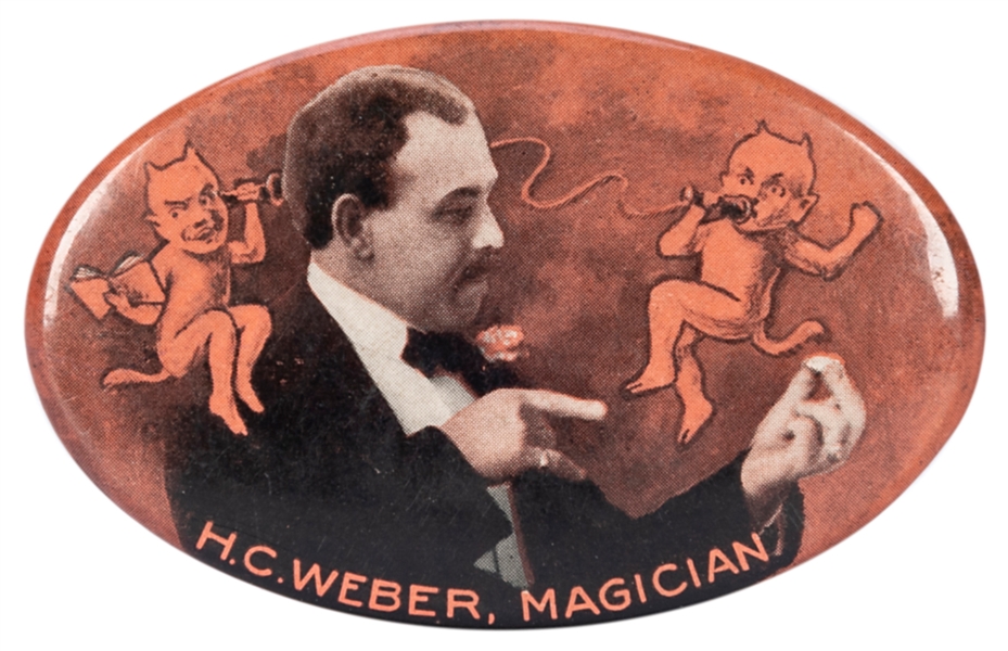  WEBER, H.C. HERMAN WEBER SOUVENIR ADVERTISING POCKET MIRROR...